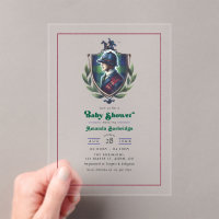 Equestrian Polo Crest Luxury Preppy Baby Shower