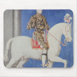 Equestrian Portrait Dauphin Henri II Mouse Pad