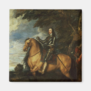 Equestrian Portrait of Charles I c.1637-38 Magnet