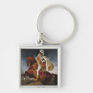Equestrian Portrait of Jerome Bonaparte 1808 Key Ring