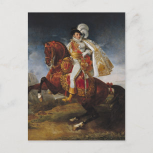 Equestrian Portrait of Jerome Bonaparte  1808 Postcard