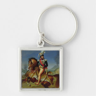 Equestrian Portrait of Joachim Murat 1812 Key Ring