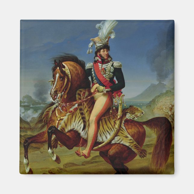Equestrian Portrait of Joachim Murat  1812 Magnet (Front)