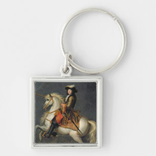 Equestrian Portrait of Louis XIV Key Ring