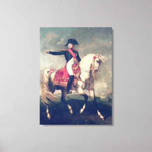 Equestrian Portrait of Napoleon I  1810 Canvas Print