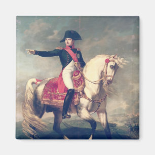 Equestrian Portrait of Napoleon I 1810 Magnet