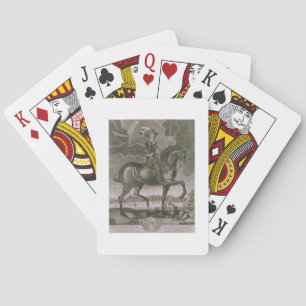 Equestrian Portrait of Oliver Cromwell (1599-1658) Playing Cards