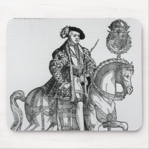 Equestrian Portrait of Philip II of Spain Mouse Pad