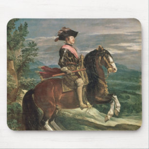 Equestrian Portrait of Philip IV c.1636 Mouse Pad