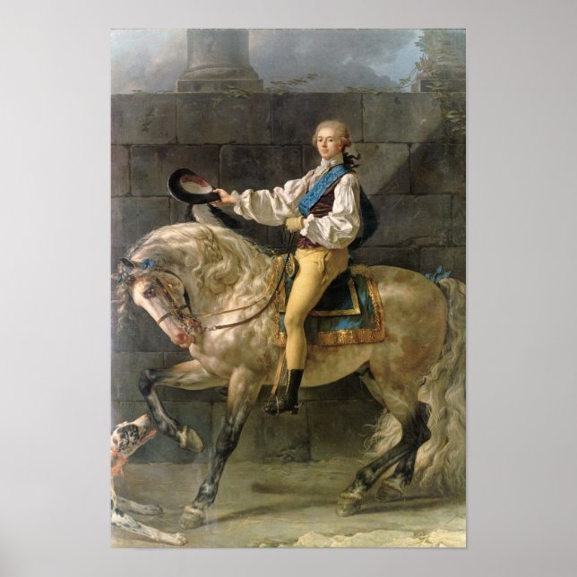 Equestrian Portrait of Stanislas Kostka Poster (Front)