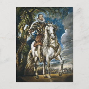 Equestrian Portrait of the Duke of Lerma Rubens Postcard