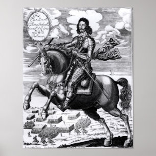 Equestrian portrait poster