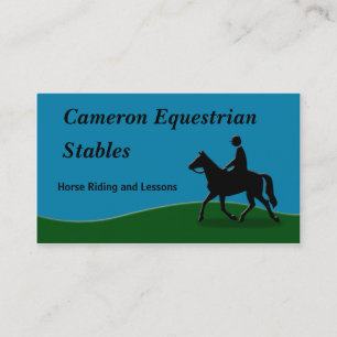 Equestrian Riding Business Card