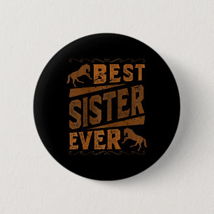 Equestrian Riding Design For Horse Girl 6 Cm Round Badge