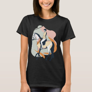 Equestrian Riding Dressage Eventing Horse Sports T-Shirt
