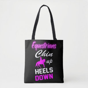 Equestrian Riding Quotes Tote Bag
