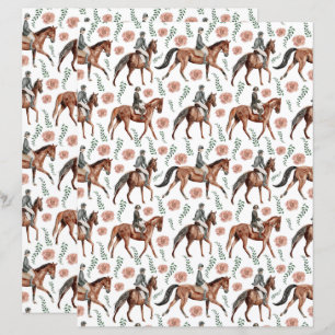 Equestrian Scrapbook Paper