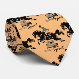 equestrian show jumping tie