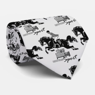 equestrian show jumping tie