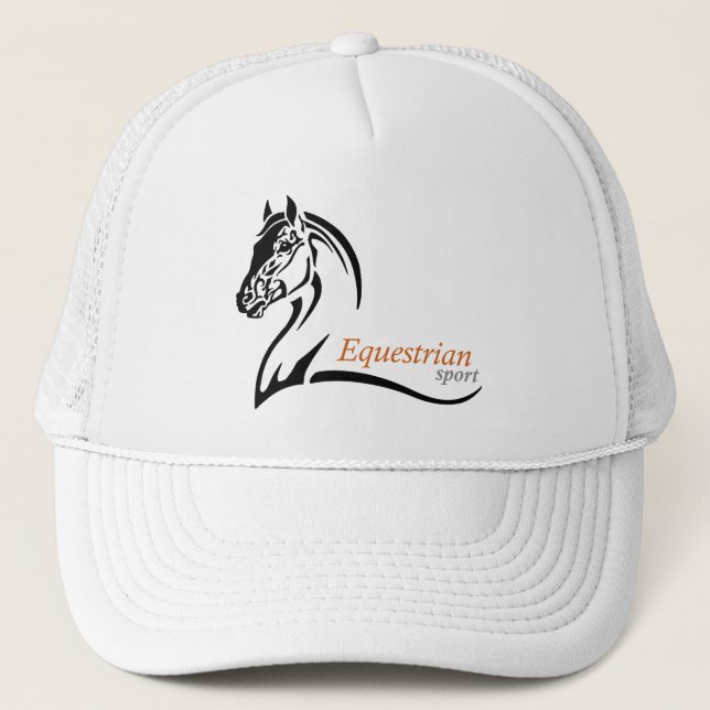equestrian sport trucker hat (Front)