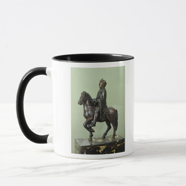 Equestrian statue of Charlemagne 2 Mug (Left)
