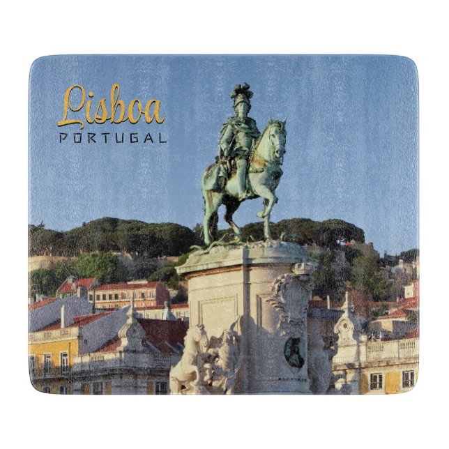 Equestrian statue of King José I, Lisbon  Cutting Board (Front)