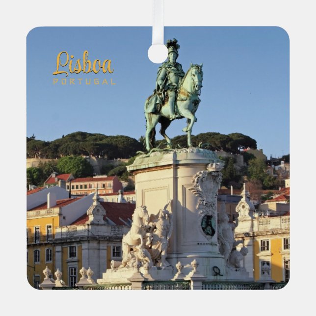 Equestrian statue of King José I, Lisbon   Metal Tree Decoration (Front)