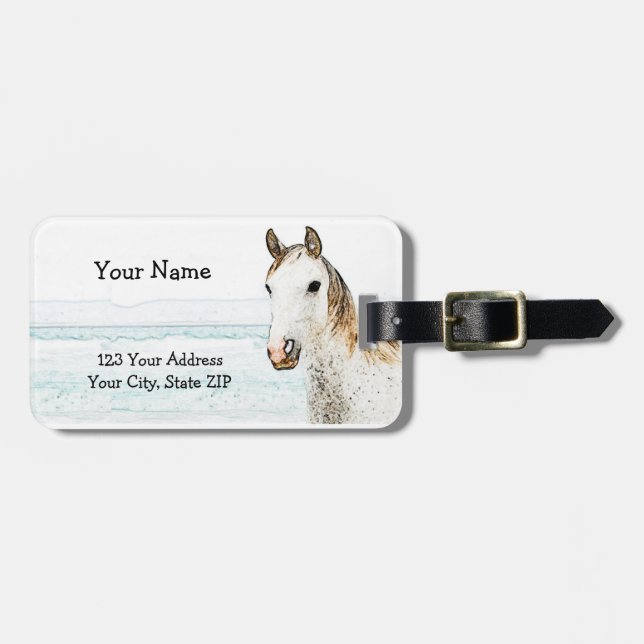 Equestrian Tack ID Tag (Front Horizontal)