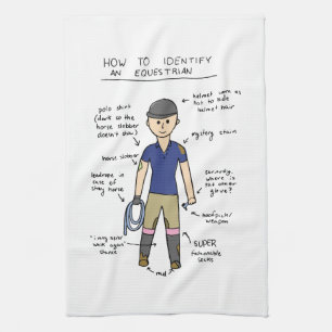 Equestrian Tea Towel