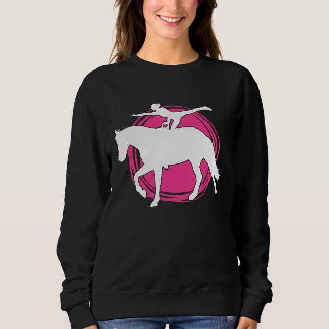 Equestrian Vaulting Horse Vaulters Horse vaulting  Sweatshirt (Front)