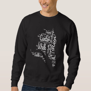 Equestrian Word Cloud Horse Rider Horseman Barn Sweatshirt