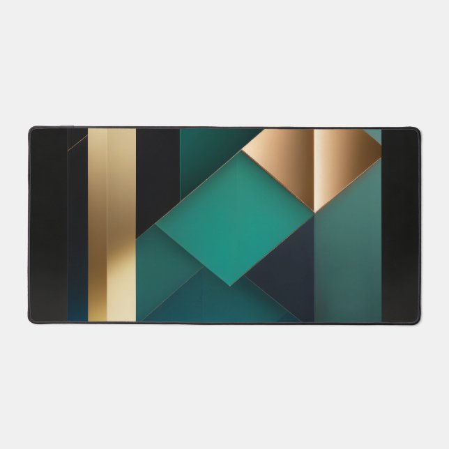 Equilibrium of Shapes Desk Mat (Front)