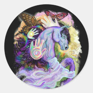 Equine Dreams Classic Round Sticker