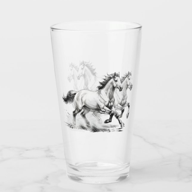 Equine Elegance Glass (Back)
