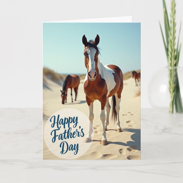 Equine Fathers Day Card (Front)