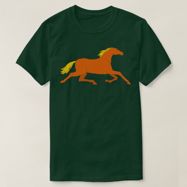 Equine Gold T-Shirt (Design Front)