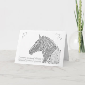 Equine Greeting Card