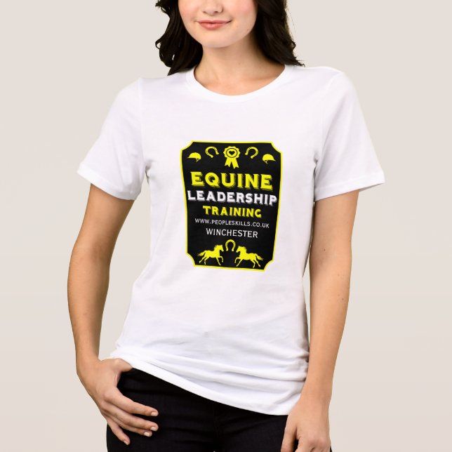 Equine leadership Training Tri-Blend Shirt (Front)
