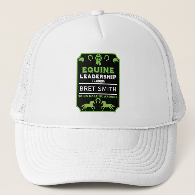 Equine leadership Training Trucker Hat (Front)