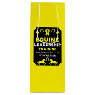 Equine leadership Training Wine Gift Bag