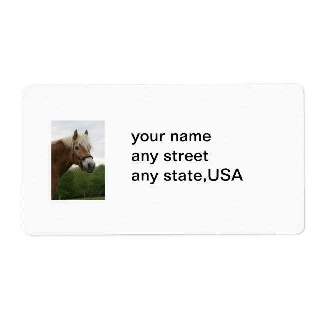 equine mailing labels (Front)