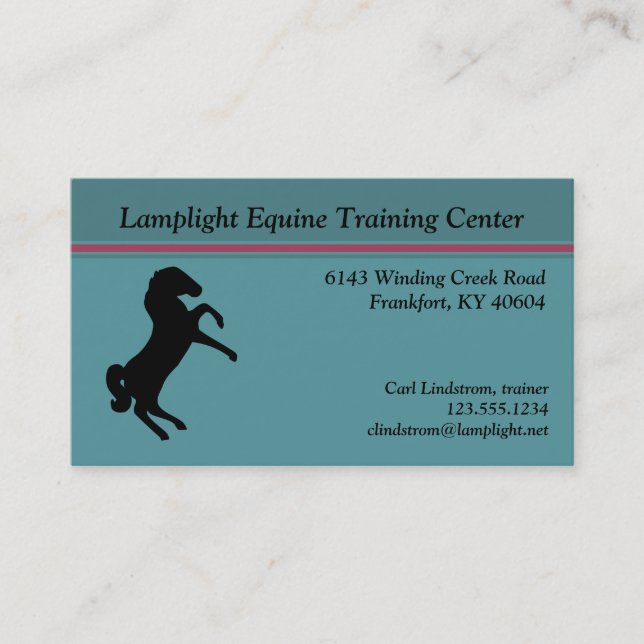 Equine Services Business Card (Front)