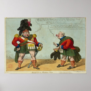 Equipt for a Northern Visit, 1822 Poster