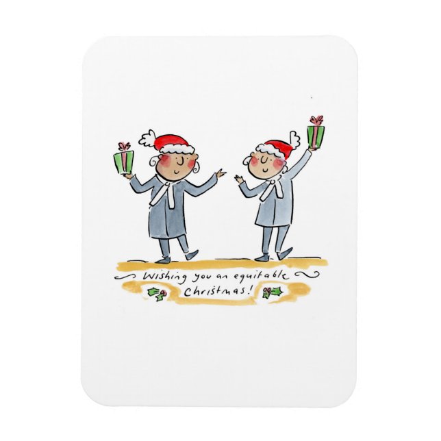 Equitable Christmas Magnet (Vertical)