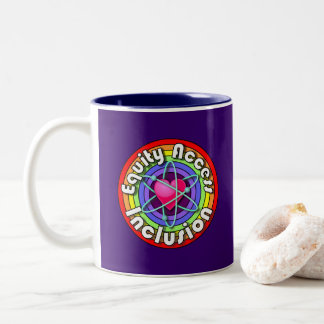 Equity Access Inclusion: Rainbow Science mug
