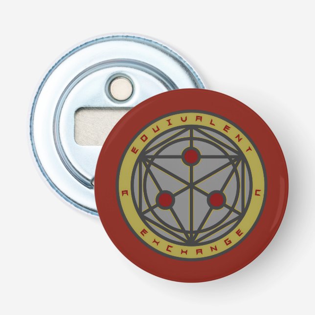 Equivalent Exchange AC Bottle Opener (Front)