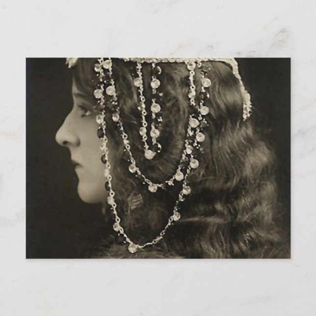 Eqyptian Costume Postcard (Front)