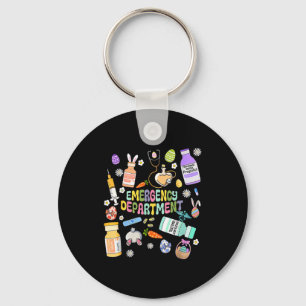 Er Easter Nurse Crew Easter Day Emergency Room Nur Key Ring