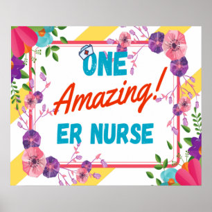 ER Nurse Appreciation Gift Idea Poster