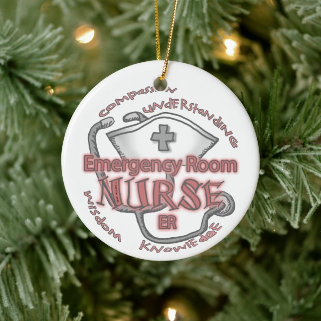 ER Nurse Axiom Ceramic Tree Decoration (Tree)